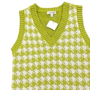 NWT Stitch & Pine Houndstooth Sweater Vest Dress